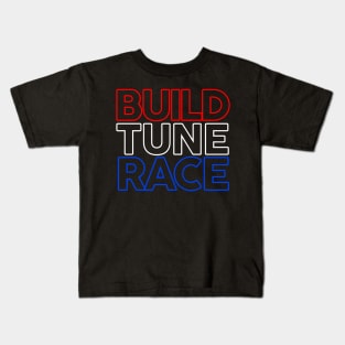 Build Tune Race Kids T-Shirt